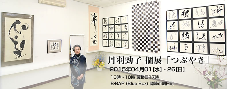 丹羽勁子 個展 「つぶやき」 岡崎市 B・BAP (Blue Box)